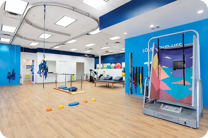 The FYZICAL facility where non-clinical franchises are thriving. 