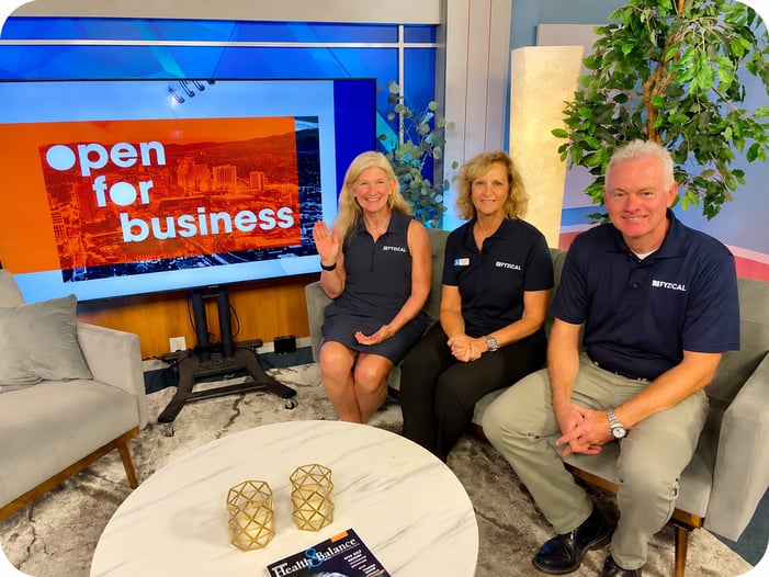 Simon and Christine Buesnel, FYZICAL Clinic owners in Sparks, Nevada. 