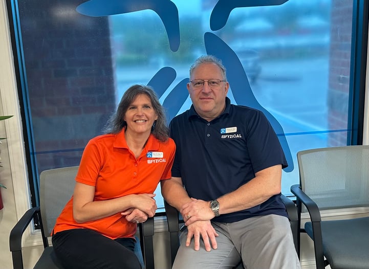 Frank and Sheri St. Clair, owners, FYZICAL Northlake in Anderson, South Carolina.