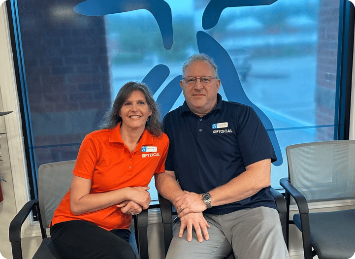 Frank and Sheri St. Clair, owners, FYZICAL Northlake in Anderson, South Carolina.