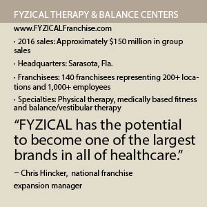 FYZICAL - Physical therapy franchise